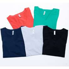 Women's Long Sleeve V-Neck Blouse In 100% Cotton Fabric - 白色 - 查看 2
