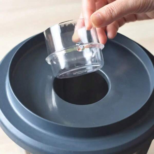 1 pieza Tapa sellante para vaso medidor de policarbonato /2 piezas para batidoras Thermomix TM5, TM6, TM21, TM31, tapa para vaso medidor de 3.38 onzas + separador de vapor, apta para lavavajillas, procesador de alimentos Vorwerk, utilizado para cocinar y catering.