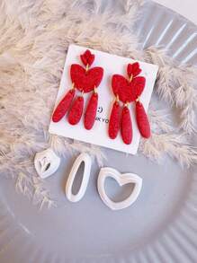 3-Piece Fashionable Bohemian Style Polymer Clay Cutter Mold | Polymer Clay Cutter Mold For Earring Making | Clay Earring Knife | Polymer Clay Tool | Polymer Clay Knife For Jewelry Making | Jewelry Making Kit