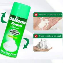 Crema de afeitar para hombre, espuma suave para Barba, Reduce la fricción manualmente, agua ionizada, adecuada para toda la piel, espuma hidratante - aleatorio - Ver 2