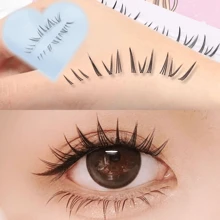 C Curl North Star Lower Lashes Slouchy False Lashes, Natural Simulation Fairy Lash, Comic Style, Suitable For Parties, Daily Travel Wear, Easy To Wear, DIY Eyelash Extension, Natural And Voluminous Look