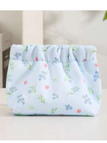 1pc New Style Red Bag Key Organizer Flap Makeup Bag Data Cable Storage Bag Pocket Bag Portable Organizer Bag Suitable For Makeup Tools, Travel, Bathrooms, And Home Use - Multicolor - View 13
