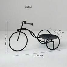 1PC/2PCS Statua rowerowa-nowoczesny styl żelazna sztuka do wystroju domu, kreatywny rower mały stojak do przechowywania butelek perfum do salonu, biura, półki na książki, ekspozycji szafki, odpowiedni do dekoracji sypialni i biurka