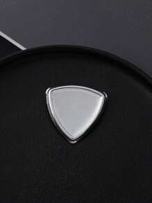 Retro Metal Geometric Brooch, Light Luxury, Simple, Niche, High-End Design, Triangular Clothing Accessories - Multicolor - View 5