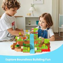 ODAPTO Bloques magnéticos para niños, juguetes de construcción con imanes, regalo actualizado de STEM y sensorial para cumpleaños, Pascua, juegos de regalo de 3 4 5 6 7 8 9 10 años para niños y niñas, juguetes de bloques de construcción
