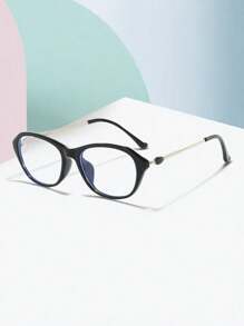 1pc Women's Casual Decorative Fashion Glasses, Suitable For Daily Commute And Street Photography - Clear - View 15