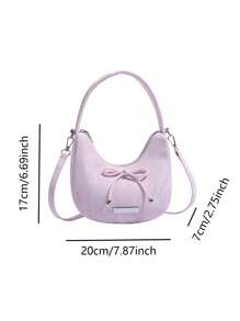 Nowa torebka Cotton Candy, modna, uniwersalna torba na ramię, torba typu crossbody pod pachami, swobodna do pracy