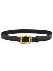 High-End Soft Fashionable Versatile Pin Buckle Belt For Women, Decorative For Jeans