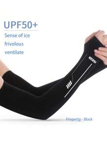 Summer Sun Protection Ice Sleeve Quick Dry Outdoor Riding And Driving UV Protection Ice Silk Sleeve Elastic Arm Sleeve - Multicolor - View 18