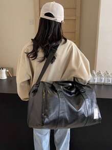 大容量旅行包，干湿分离，斜挎复古手提箱