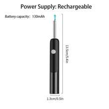 Bebird Smart Visual Ear-Clean Rod, Ear Wax Removal Tool, Spade Ear Cleaner With Ear Camera, HD Ear Scope, Earwax Remover Picker Ear Pick With 6 LED Light For Earwax Cleaning - Black - View 2