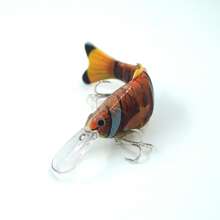 1pc Multi-Jointed Artificial Bait With Blood Slot Hook, Realistic Crankbait Fishing Lure For Bass/Trout, Fishing Gear And Accessories - Multicolor - View 9