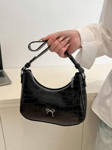 New Luxury Solid Color Pattern Versatile Women Shoulder Bag