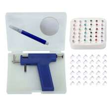Professional Ear Piercing Kit Ear Piercing Gun With 36pcs Earrings Stud For Salon And Home Use - Blue - View 15