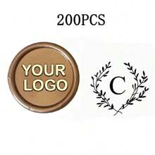 200 Pcs Wax Seals Stickers, Custom Logo Wax Stickers, Handmade Wax Seal Stickers For Wedding Invitation, Self-Adhesive Envelope Wax Stickers-Bronze,Back To School,School Supplies,Multi-Functional,Ornamental,Reusable,Modern,Colorful,Cute,Vintage,Cartoon,Kawaii,Custom,Personalized,Unique,Customized,Workers,Clients,Students,For Business/Work/Office,For School,School Supplies,Back To School,For Office,For School,For Classroom,For Teacher Gifts,For University,For Colleague,For Dorm Rooms,For Teacher,For Boys And Girls,For Teenagers,Junior High School Students,Middle School Students,High School Senior High School Students,College Students,University Students,Freshman,Sophomore,Underclassmen