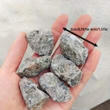 2 件/4 件/7 件不对称天然水晶石、火焰石、荧光反应、水族馆和家居装饰