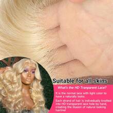38-42Inch 13x4 Ear To Ear Body Wave Lace Front Wigs Human Hair 200% 13x6 HD Transparent Frontal Glueless Air Wigs Human Hair With Baby Hair For Women High Density Brazilian Virgin 5x5 4x4 Human Hair Wig - S613 - 查看 7