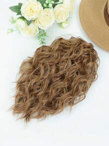 12inch Ponytail Extension Curly Hair Claw Clip Drawstring Ponytail Extensions (Ginger Strawberry Blonde) Hair Pieces For Women Synthetic Friendly Fiber - Ginger - View 5