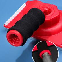 1 件乳胶漆刷，带可拆卸伸缩杆和 5 英寸手柄，带黑色护套，干净利落的油漆边缘滚筒刷工具，适用于家庭房间墙壁天花板 - 紅色 - 查看 3