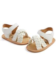 Lässige niedliche blumenförmige offene Sandalen für Kleinkindmädchen, atmungsaktive rutschfeste Laufschuhe für Frühling und Sommer