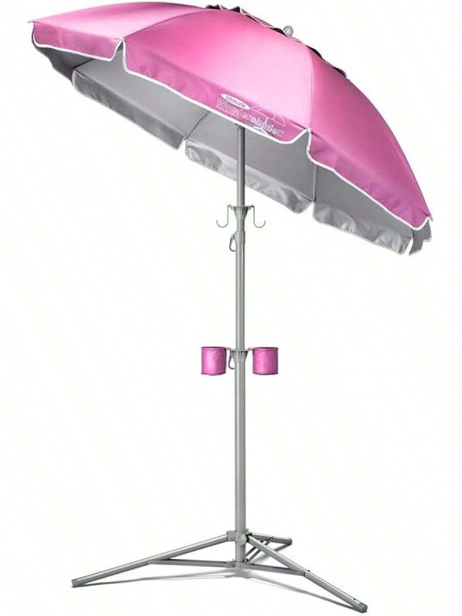 Wondershade Ultimate Portable Sun Shade Umbrella For Instant Lightweight And Adjustable Sun Protection - Blue - Pink - View 1