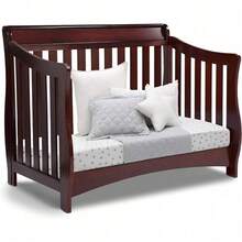 Delta Children Cuna 4 en 1 con Cama Grande, Madera Resistente - 1 - Ver 9