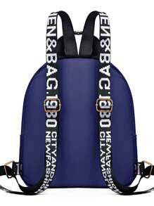 背包 新款韩版全时尚牛津布背包 时尚休闲大容量旅行书包 适合青少年夏季休闲户外运动或度假旅行或毕业礼物或生日装扮配饰 - 彩色 - 查看 4