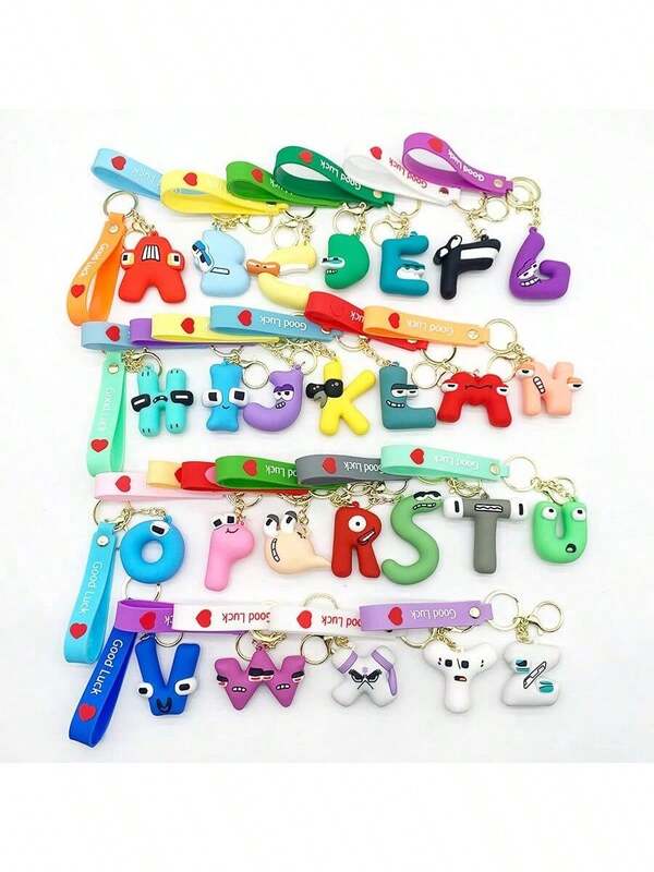 1 Peça Chaveiro Pendente com Tema de Letras, de Alta Qualidade e Moda, Adequado como Pequeno Presente para Amigos, Negócios, Festas