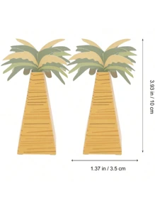 5/10/15/24 件夏威夷椰子棕榈树糖果盒 - 异国热带派对礼物 - 营造节日氛围，圣诞礼品包装，万圣节礼品包装，节日礼品包装，感恩节礼品包装 - 彩色 - 查看 5