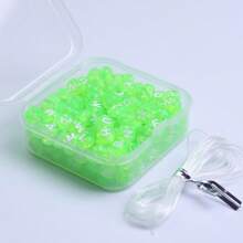 4x7mm Transparent White Letter Beads, DIY Jewelry Making Accessory, Approx. 200pcs/Box - Alphabet Beads - View 13