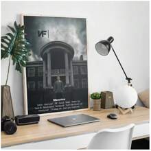 1pc Pop American Rap Male Singer NF Popular Music Album Posters Cover Aesthetic Modern Home Decoration Canvas Painting Wall Arts No Frame Gifts Birthday Graduation - Multicolor - View 5