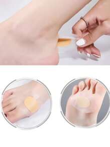 10/20/30/50/100 miếng đệm bảo vệ gót chân chống trượt bằng gel, miếng đệm gót chân kiểu dán trị chai chân để chăm sóc bàn chân. - nhiều màu - Xem 4