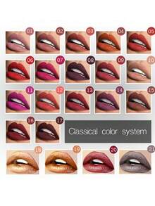 Pudaier Matte Liquid Lipstick, Long-Lasting, Transfer-Proof, Moisturizing Lip Gloss - #01 - View 4