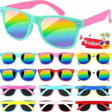 Set de 6 artículos de regalo temáticos de playa, piscina y fiesta de cumpleaños, entre los que se incluyen bolsas de regalo, accesorios para el verano y la piscina, y detalles de fiesta con temática oceánica y de tiburones