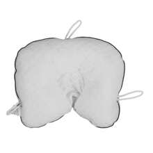 Headrest U-Shaped Soft, Comfortable And Breathable Neck Pillow With Drawstring For Family Travel Car - White - View 8