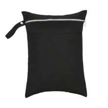 11.8"X15.7" Multipurpose Waterproof Storage Bag With Dual Pockets, Durable & Washable - Perfect For Diapers, Travel Essentials, Etc. - Available In Gray, White, Red, Green, Blue, Black - Multicolor - View 22