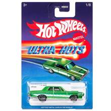 Mattel Hotwheels Super Hot Serie Retrò, 1:64 Modellino in lega da corsa, Giocattolo Avanzato Puka Hdg52, Serie di modellini di automobili, regalo di Natale e compleanno per ragazzi