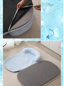 1 Peça Nova Esteira de Resfriamento de Verão para Animais de Estimação, Cama de Cachorro com Pérolas Refrescantes, Respirável, Esteira para Gato, Filhote de Cachorro, Mantém a Cama de Cachorro e de Gato Fria, Fácil de Limpar