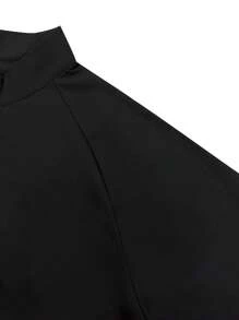 1 Piece Men's Sports Fitness Slim Top, Running Sports Outing Cycling Clothes, Half Zipper, Stand Collar, Casual Outdoor Top, For Husband, Boyfriend As A Gift