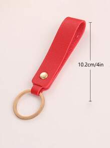 Customizable PU Leather Keychain, Gift For Birthday, Valentine's Day, Anniversary, Christmas, Car, Coordinates, Mom, Dad - Multicolor - View 11
