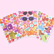 1set Hairstyle Design Crafts Kit, Creative Paper Doll Hair Accessories Arts And Crafts,DIY Hair Stylist Toys Arts & Crafts Kit