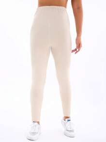 3 paquetes de Leggings casuales negros de moda para mujeres, pantalones ajustados blancos para fitness, deportes y con alto nivel de estiramiento, pantalones de tela suave y cómoda con cepillado para exteriores, senderismo, playa, caminata, Pantalones de yoga para sentadillas, Capri Caqui