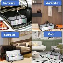 2 Pack Baseball Cap Storage Bag, Baseball Cap Storage, Hat Organizer With 2 Carry Handles For Closet, Moisture And Dust Proof