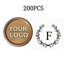 200 Pcs Wax Seals Stickers, Custom Logo Wax Stickers, Handmade Wax Seal Stickers For Wedding Invitation, Self-Adhesive Envelope Wax Stickers-Bronze,Back To School,School Supplies,Multi-Functional,Ornamental,Reusable,Modern,Colorful,Cute,Vintage,Cartoon,Kawaii,Custom,Personalized,Unique,Customized,Workers,Clients,Students,For Business/Work/Office,For School,School Supplies,Back To School,For Office,For School,For Classroom,For Teacher Gifts,For University,For Colleague,For Dorm Rooms,For Teacher,For Boys And Girls,For Teenagers,Junior High School Students,Middle School Students,High School Senior High School Students,College Students,University Students,Freshman,Sophomore,Underclassmen