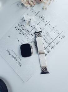 chinbersky 1 Pack Braided Stretchy Watch Bands With Metal Buckle, Chinese Band Knot – Fits 38mm 40mm 41mm 42mm 44mm 45mm 46mm 49mm Smartwatch (Women & Men), Adjustable Quick-Release Nylon Solo Loop Elastic Straps – Compatible With Series 10/9/8/7/6/5/4/3/SE/Ultra