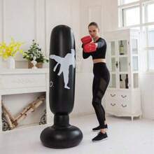 1pc Vertical Fitness Fighting Sanda Venting Anger Injection Inflatable Boxing Column Taekwondo Training Sandbag Punch Column