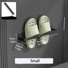 1 buah/Set 2 buah Rak Sepatu Lipat Magnetik, Baja Karbon, Pemasangan Tanpa Paku, Organizer Sepatu Gantung Dinding Ruang Tamu - MultiWarna - View 6