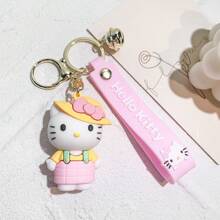 Sanrio Sanrio Countryside Sweet Couple Style Keychain Cartoon Anime Character Keychain Car Keychain Bag Cute Decoration Keychain Matching