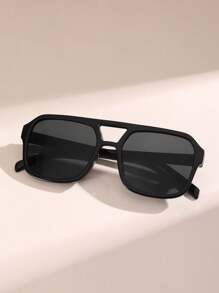 10pcs Aviator Style Men's Eyeglasses, Fashion High-End Outdoor Casual Party Glasses For Summer Beach Vacation,Outdoor,Travel - 彩色 - 查看 8