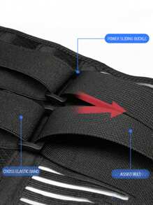 1pc Back Braces For Lower Back, Breathable Back Support Belt For Men/Women For Work , Anti-Skid Lumbar Support Belt